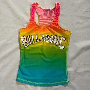 Billabong Graphic Logo Rainbow Swim/Surf Tank Top – Size S